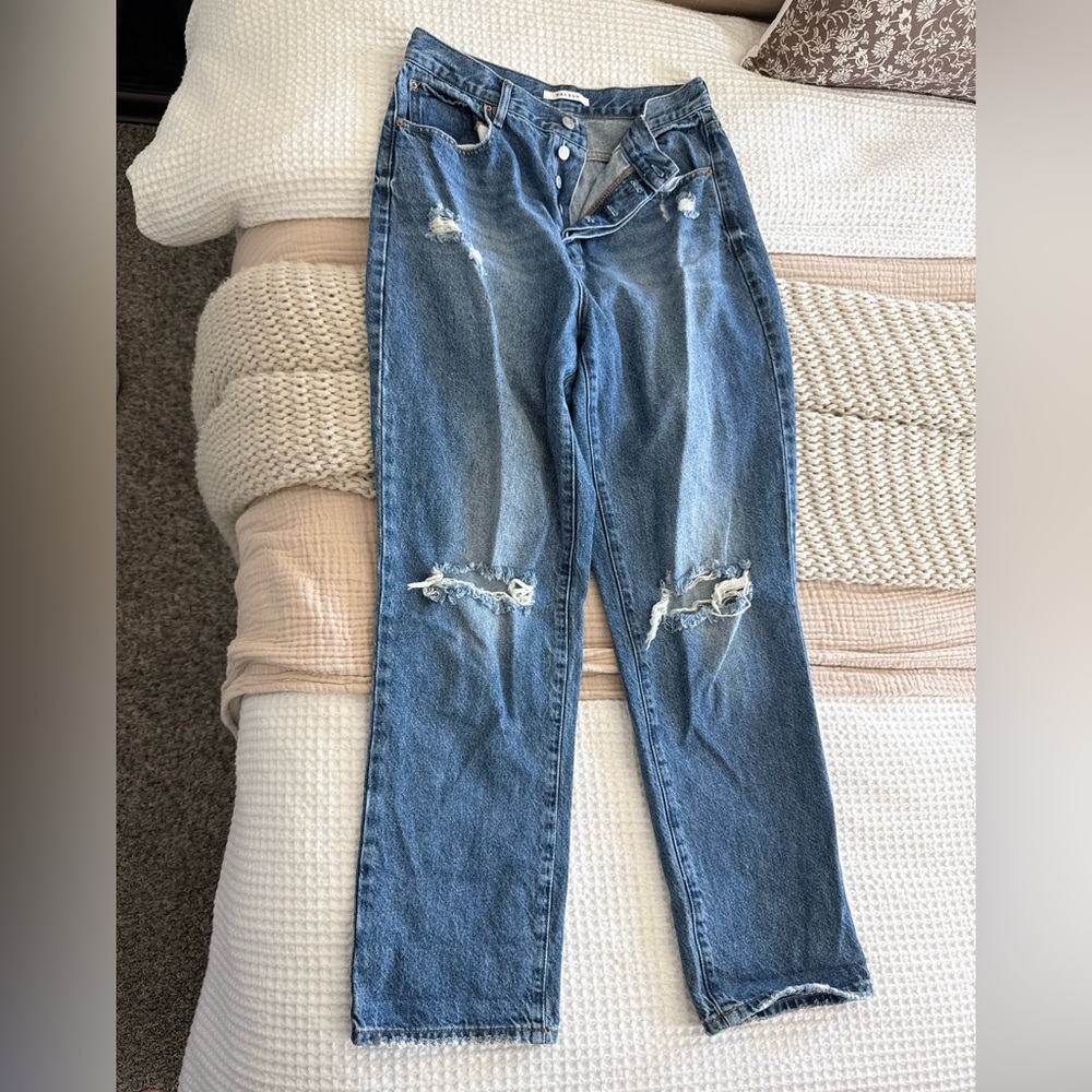 PacSun distressed Dad Jean